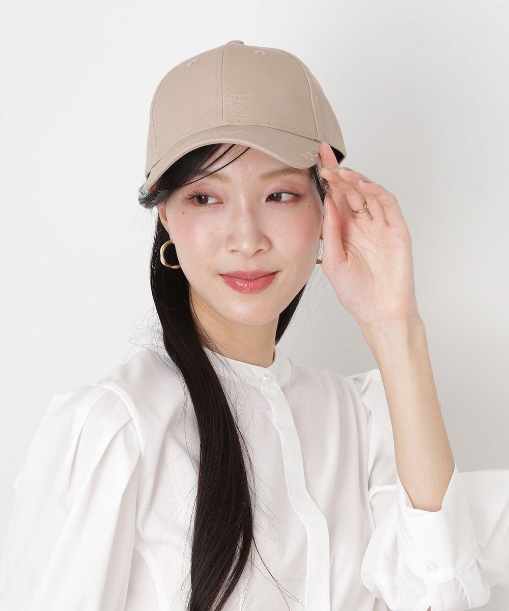 MOONBAT FURLA(フルラ) ロゴ刺繍キャップ UV対策/手洗い可能/抗菌防臭加工 