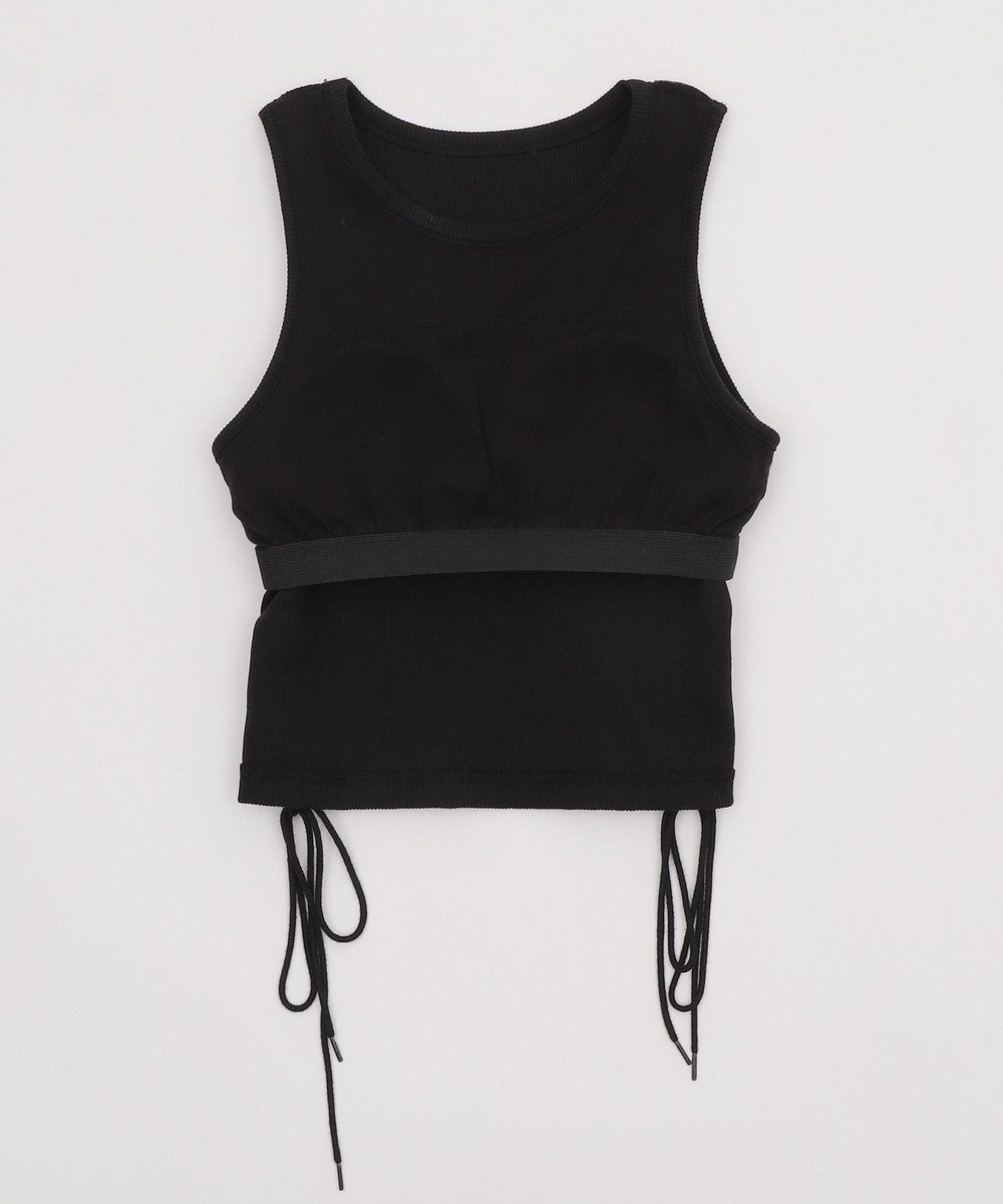 WEGO サイドレースアップグラフィックタンク 