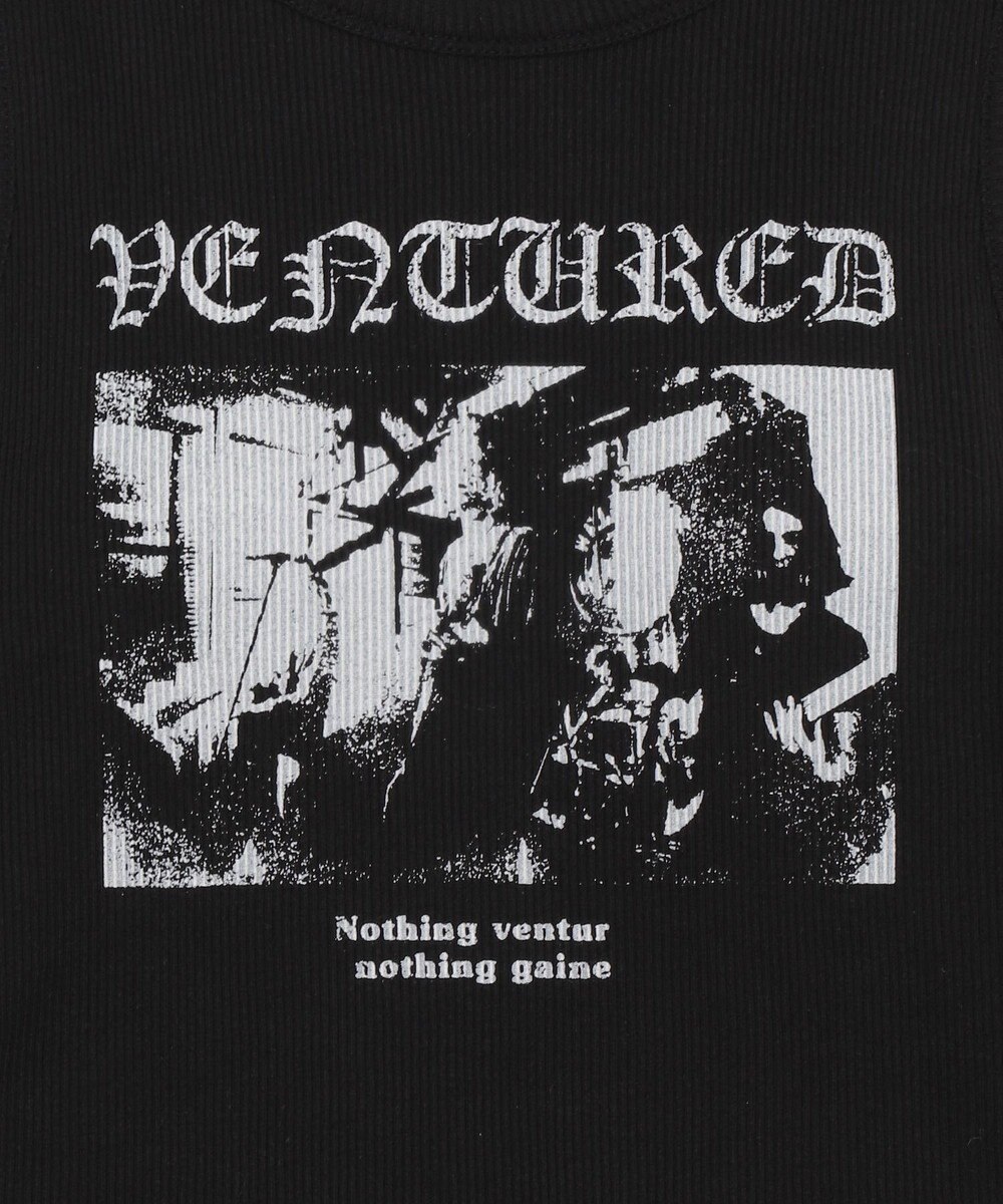 WEGO サイドレースアップグラフィックタンク 