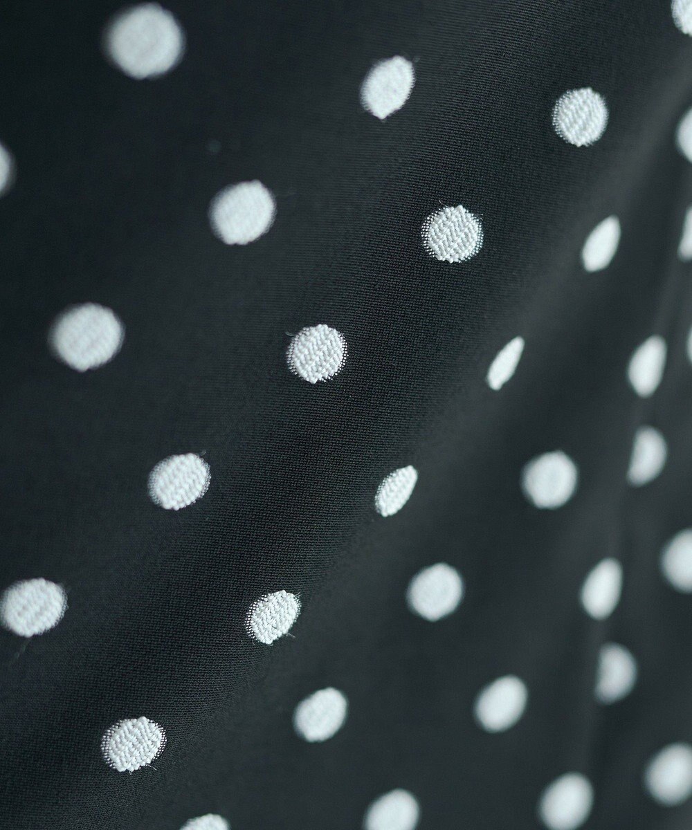 YECCA VECCA ドット柄バルーンキャミワンピース 