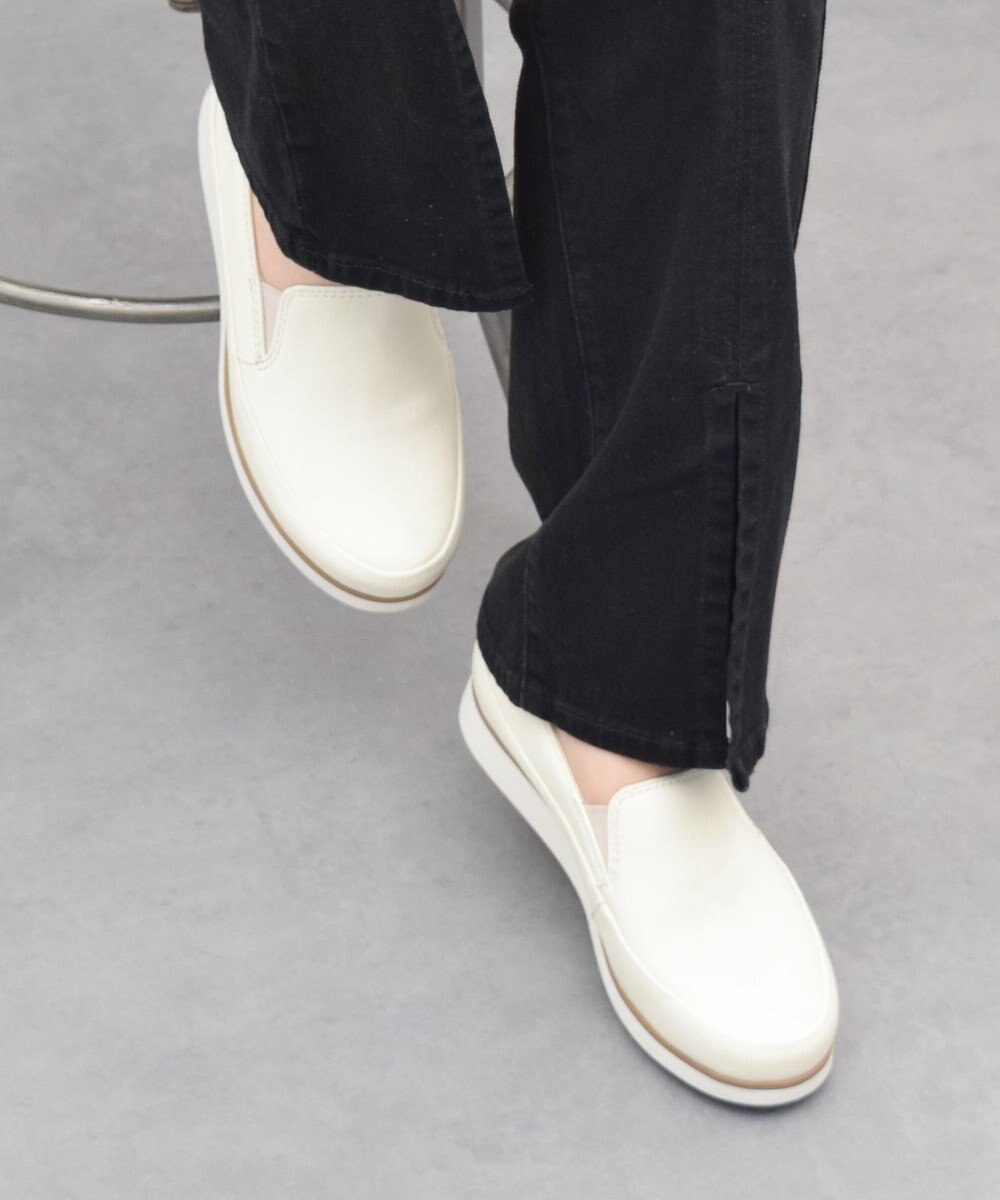 INTER-CHAUSSURES 【BUSSOLA】レザースリッポンスニーカー 