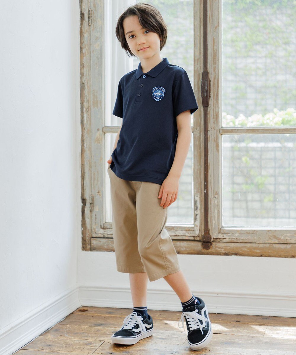 J.PRESS KIDS 【100-130cm】エンブレムポロシャツ 