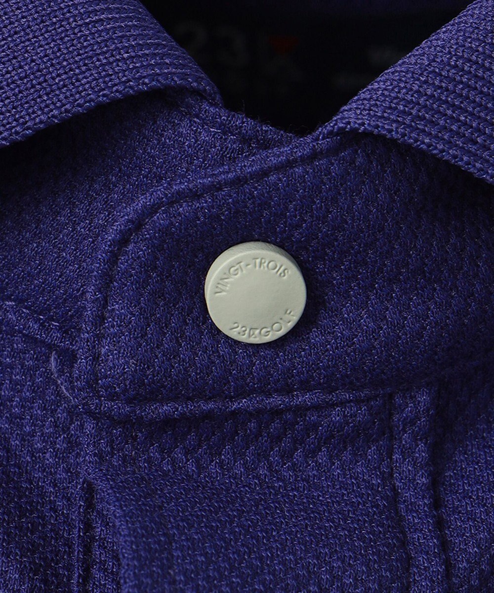 23区GOLF 【MEN】ハニカム鹿子 半そでポロシャツ 