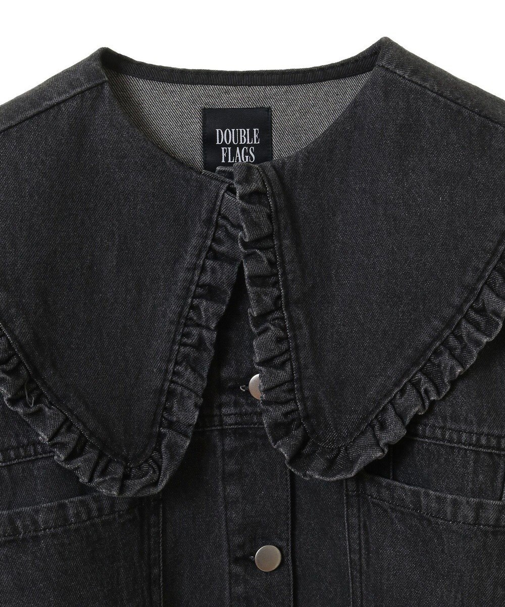 Green Parks ・ＤＯＵＢＬＥ　ＦＬＡＧＳ　フリルカラーＧジャン 