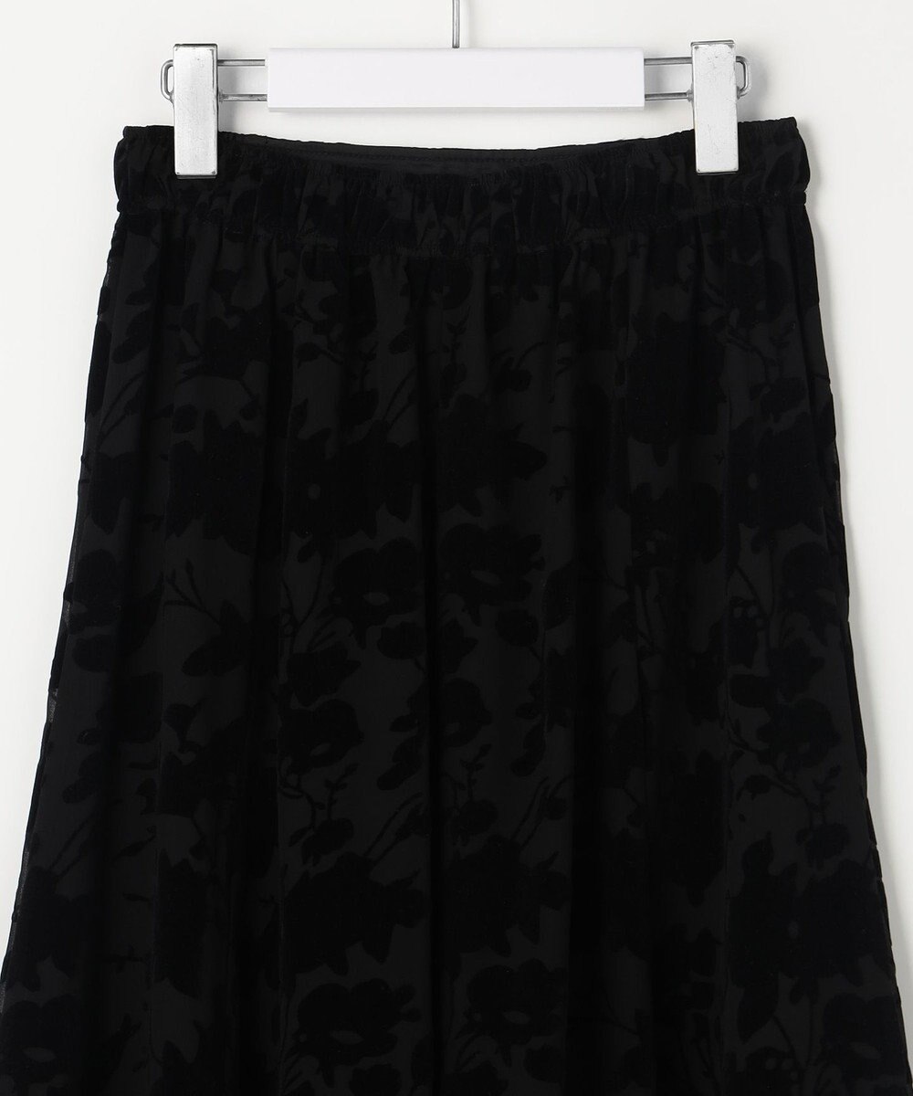 ANY SIS 【2SET】フェザー ニット × フロッキー スカート 