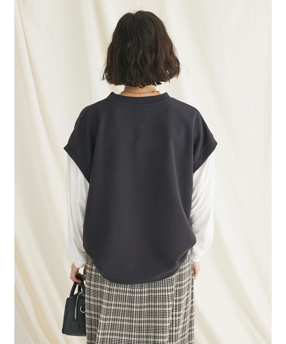 CRAFT STANDARD BOUTIQUE 起毛ワッフルレイヤード風プルオーバー 