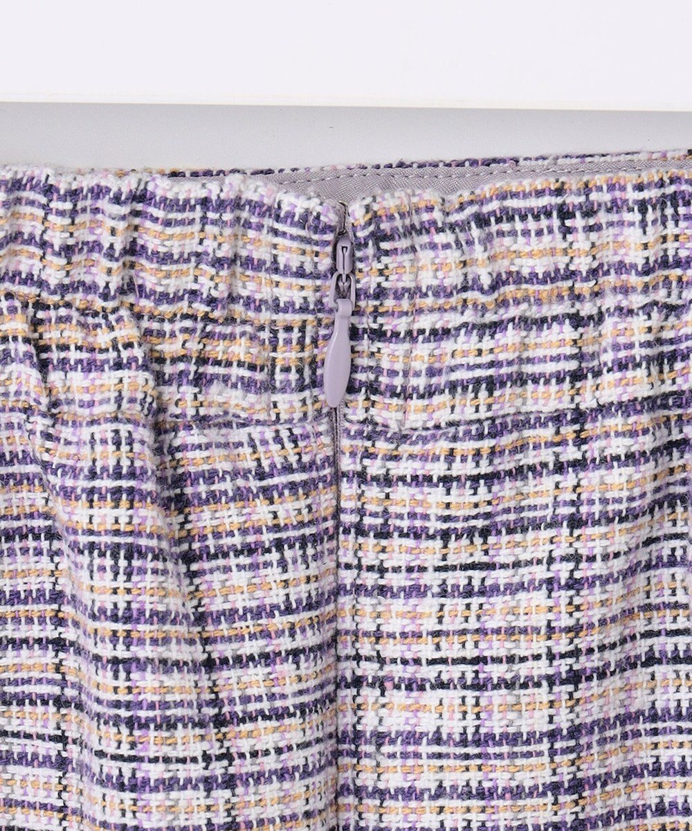 ANY SIS 【洗える】ライトツイード調 スカート 