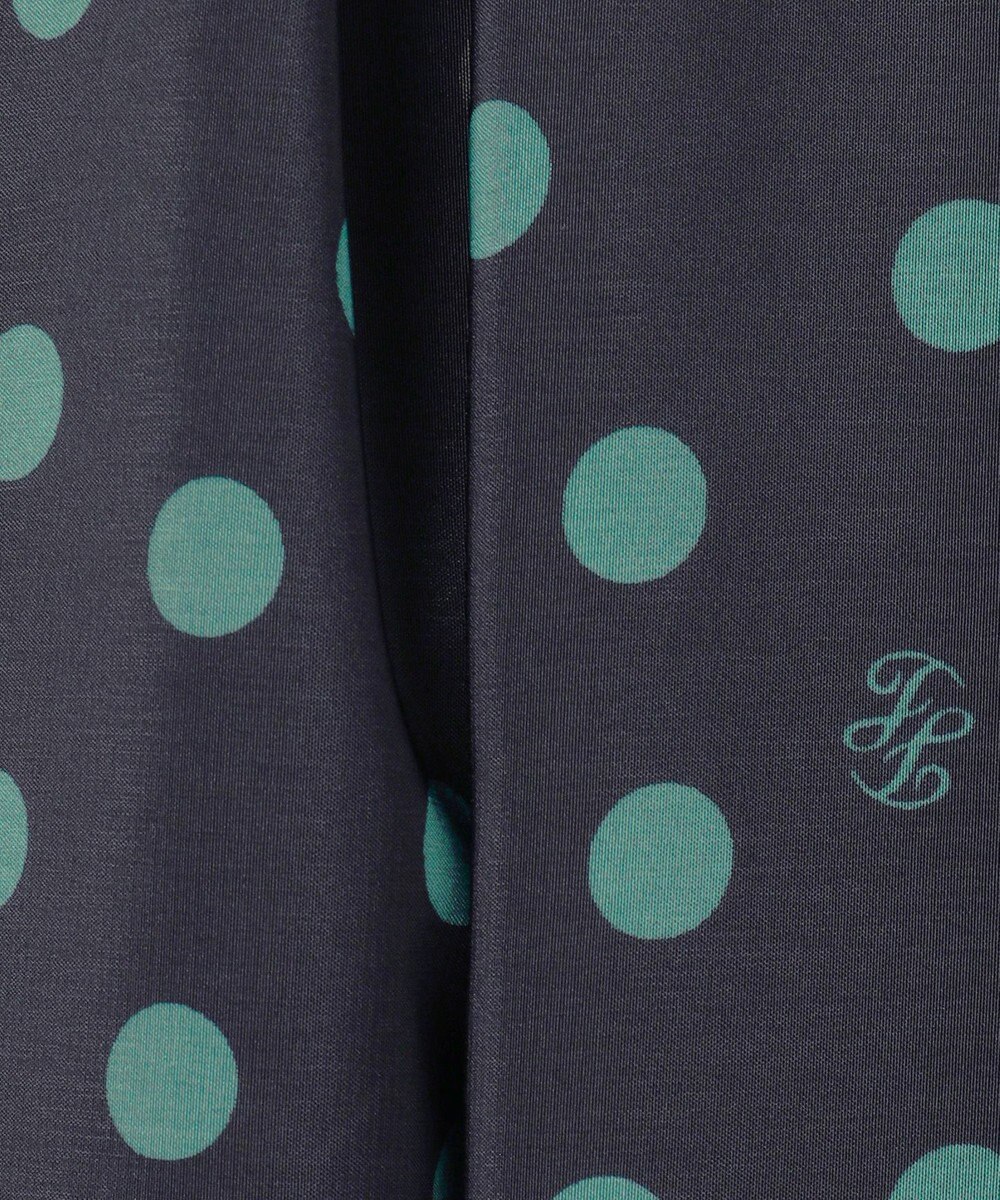 自由区 L 【洗える】ポルカドットプリント スカート 