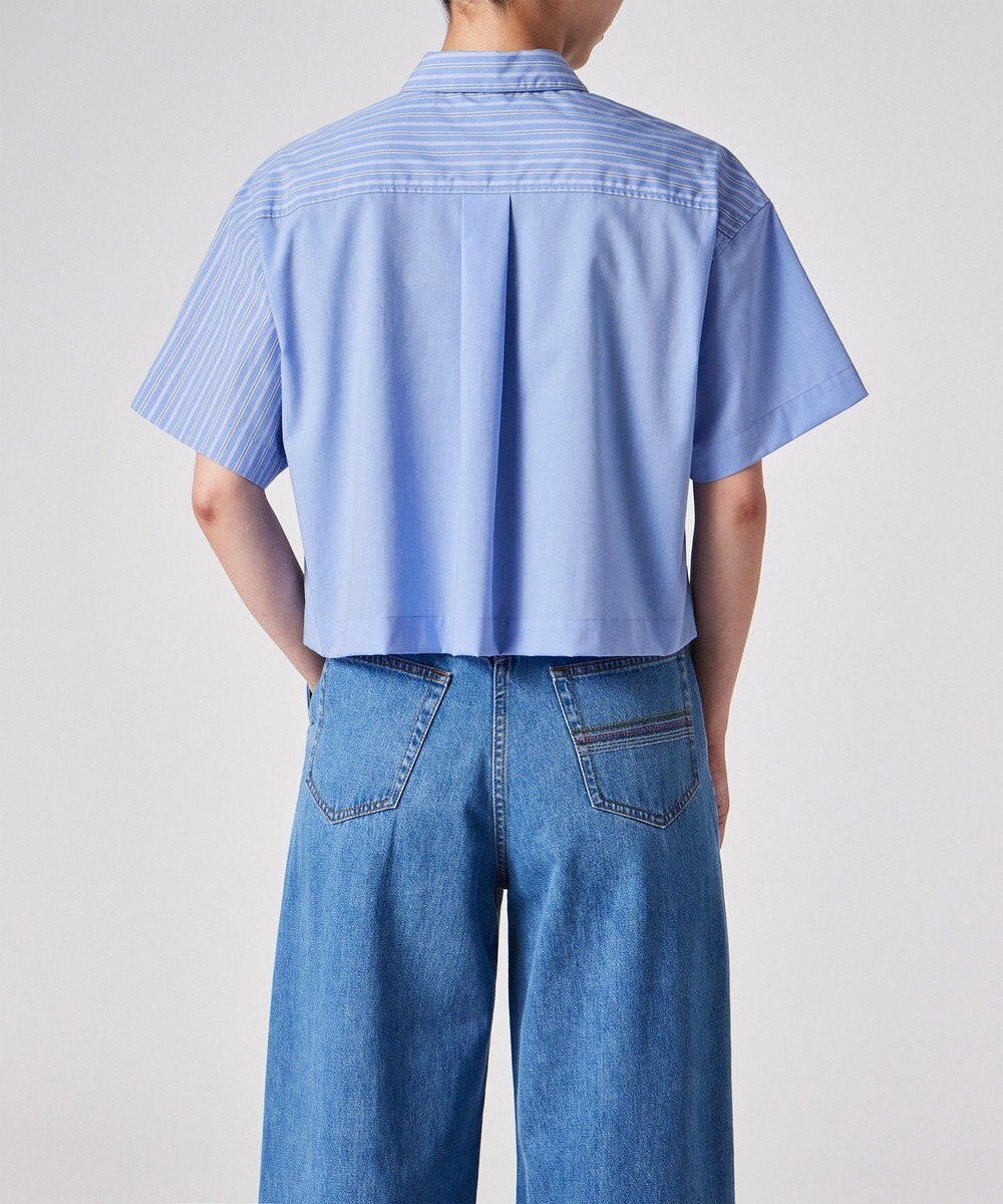 Paul Smith ストライプ ミックス 半袖シャツ 