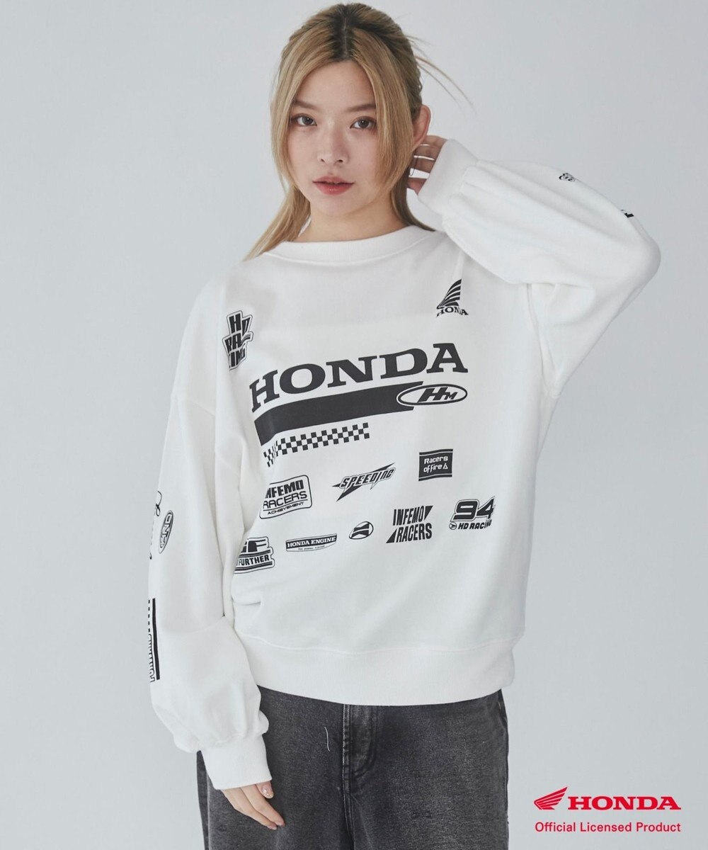 WEGO 別注Hondaプルオーバービッグスウェット 