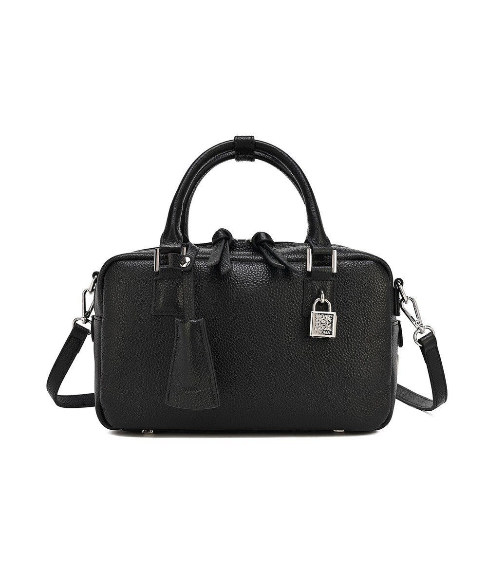 style code 【PADMA/パドマ】 キーチャーム付 本革ボストンバッグ 