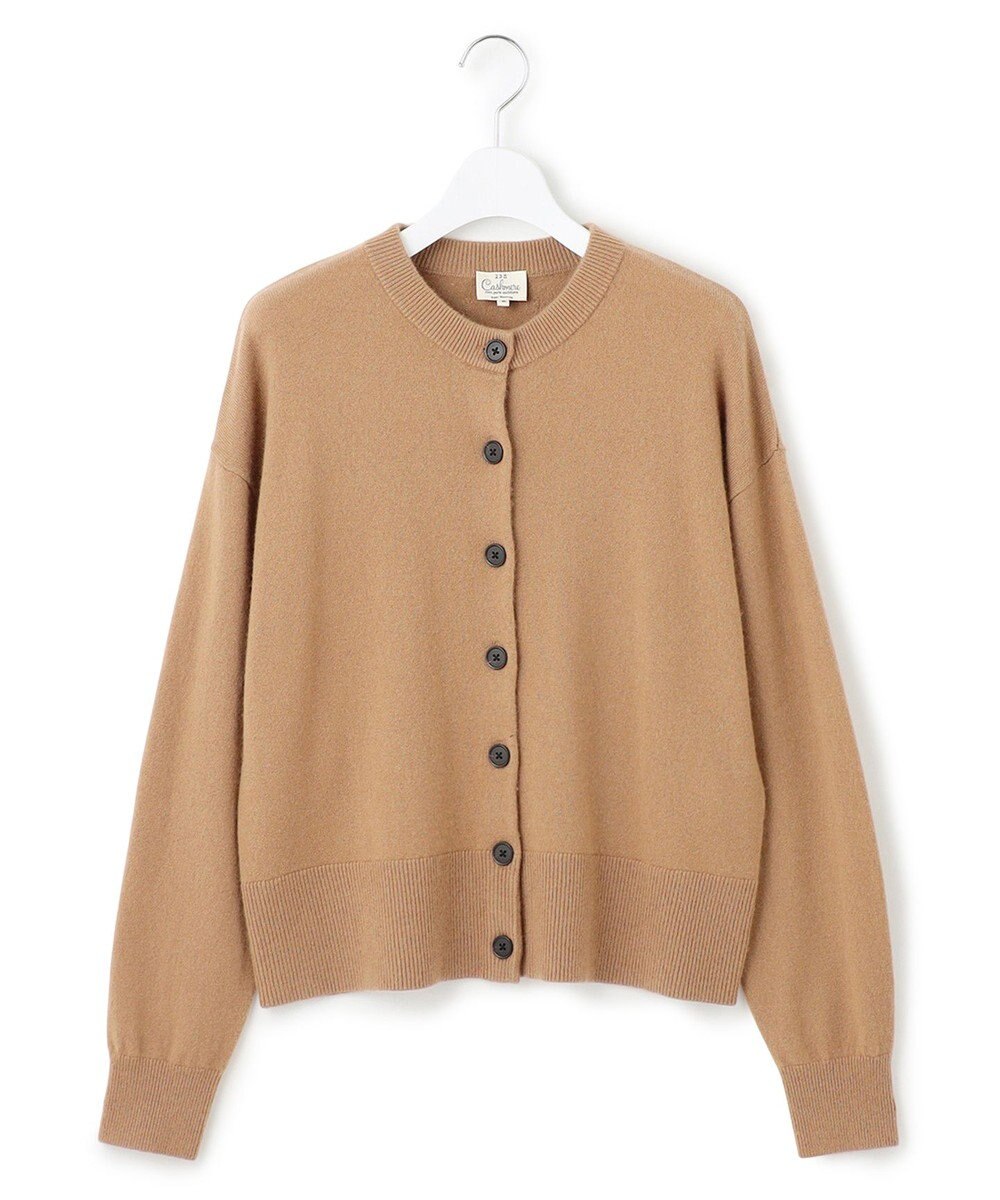 23区 L 【見上愛さん着用/STORY掲載】ピュアカシミヤ クルーネック カーディガン 