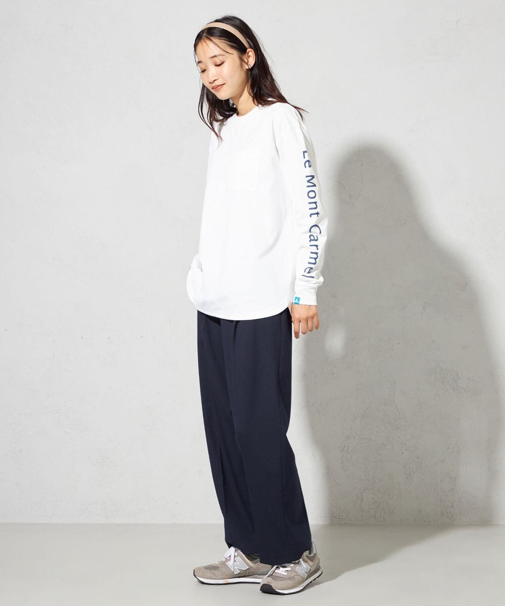 SHARE PARK LADIES 【UNISEX】吸水速乾 ショルダーロゴロングスリーブTシャツ（S・Mサイズ） 