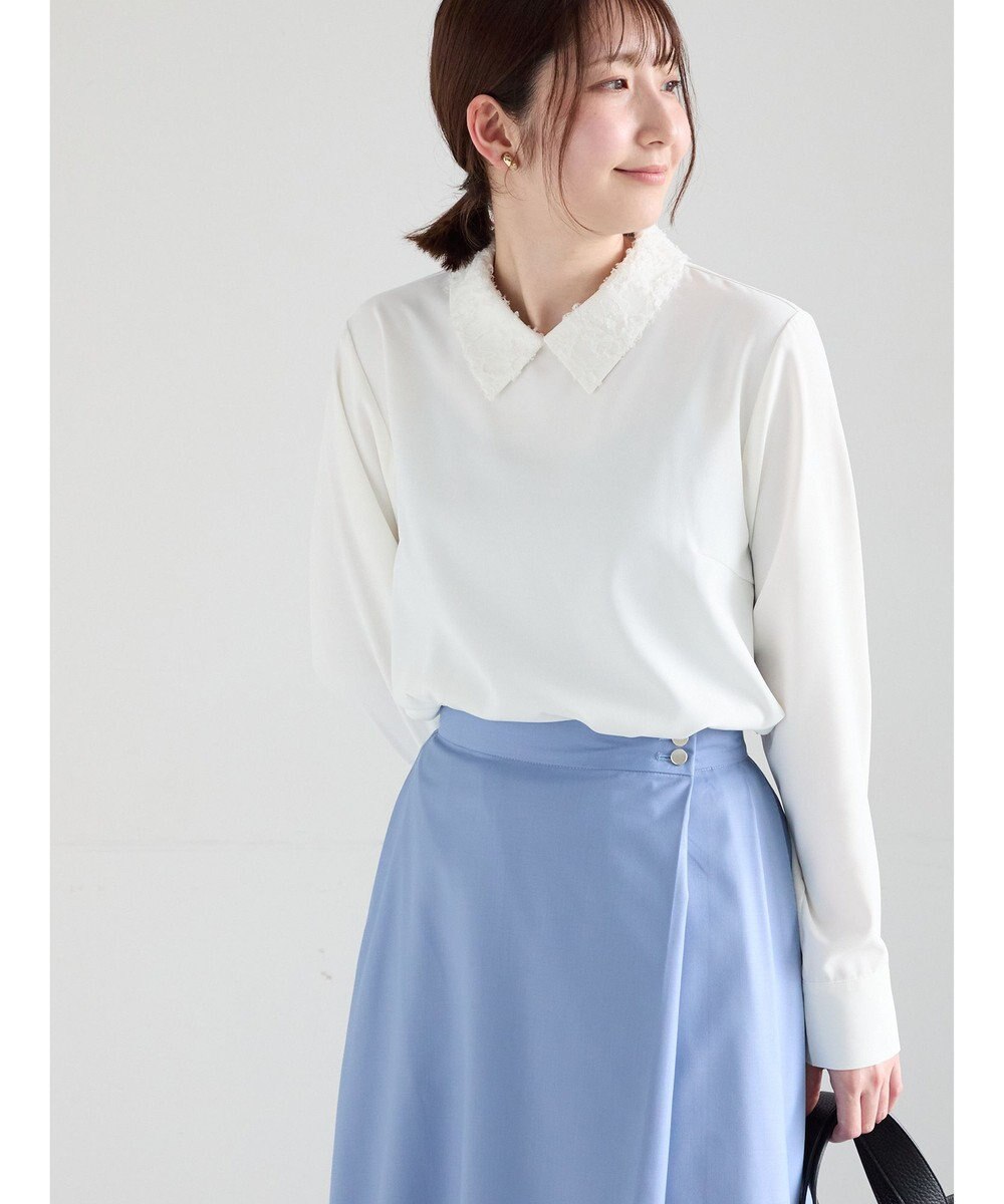 Te chichi レースカラーブラウス 