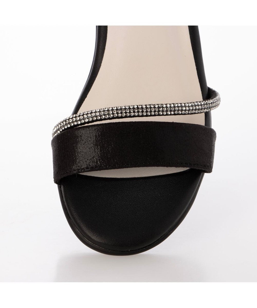 ing <Pitti>【WEB限定】ラインストーンウエッジサンダル 