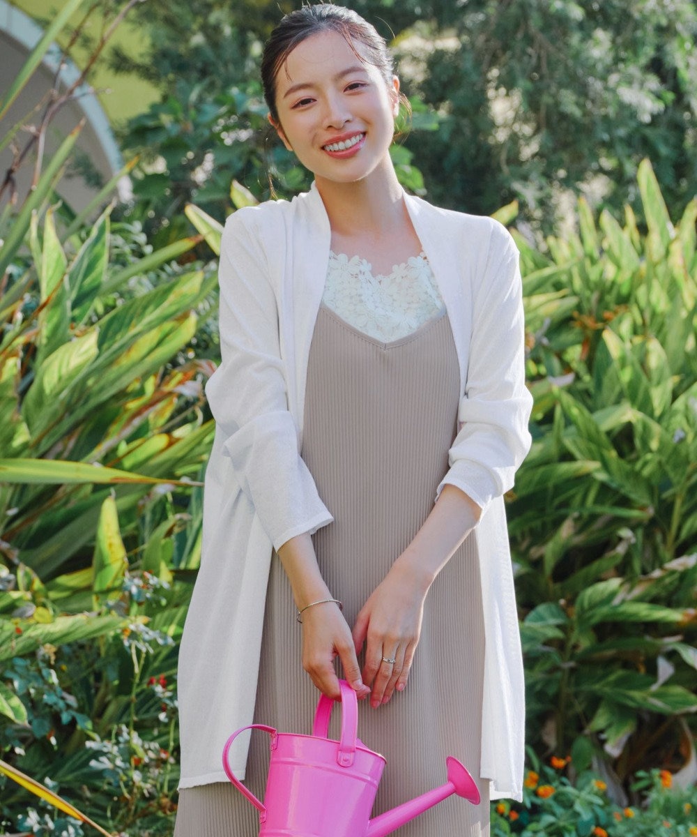 Tiaclasse ロングトッパーカーディガン 