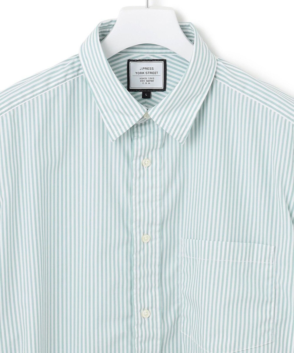 J.PRESS YORK STREET 【UNISEX】タイプライターストライプ シャツ 
