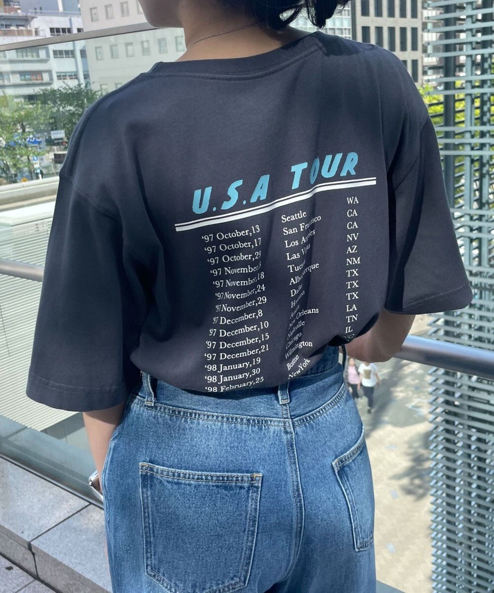 WEGO ヴィンテージライクグラフィックTシャツ 