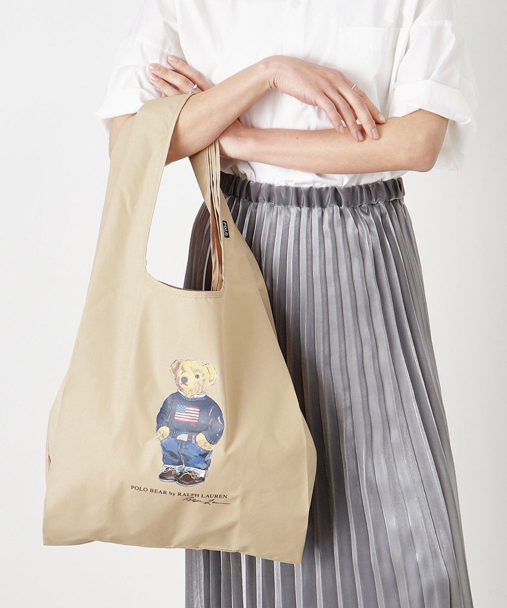 MOONBAT POLO RALPH LAUREN(ポロ ラルフローレン) ポケッタブルレインバッグ　フラッグベア 