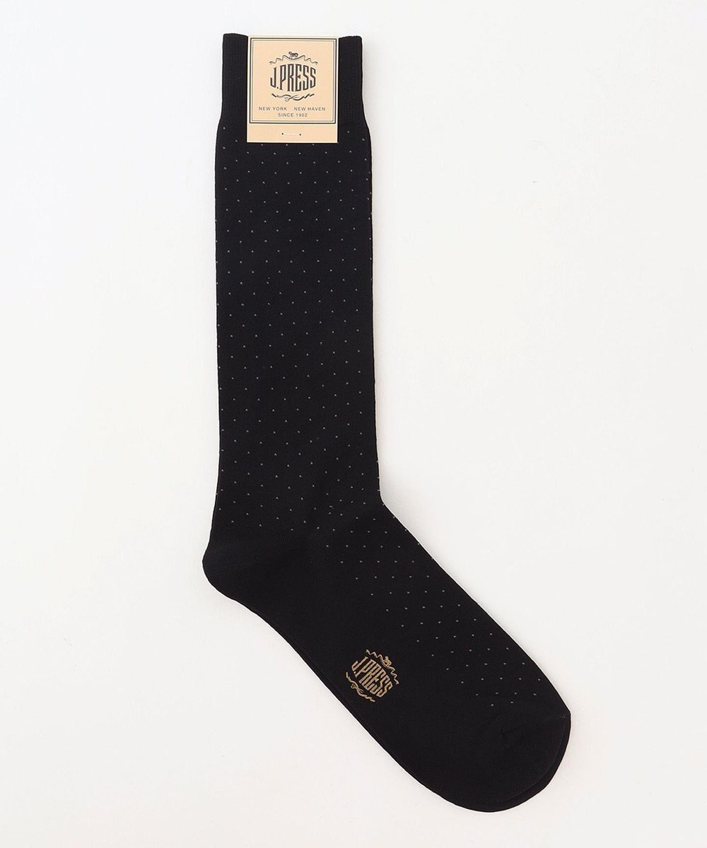 J.PRESS MEN 【定番】ハイゲージピンドットソックス 