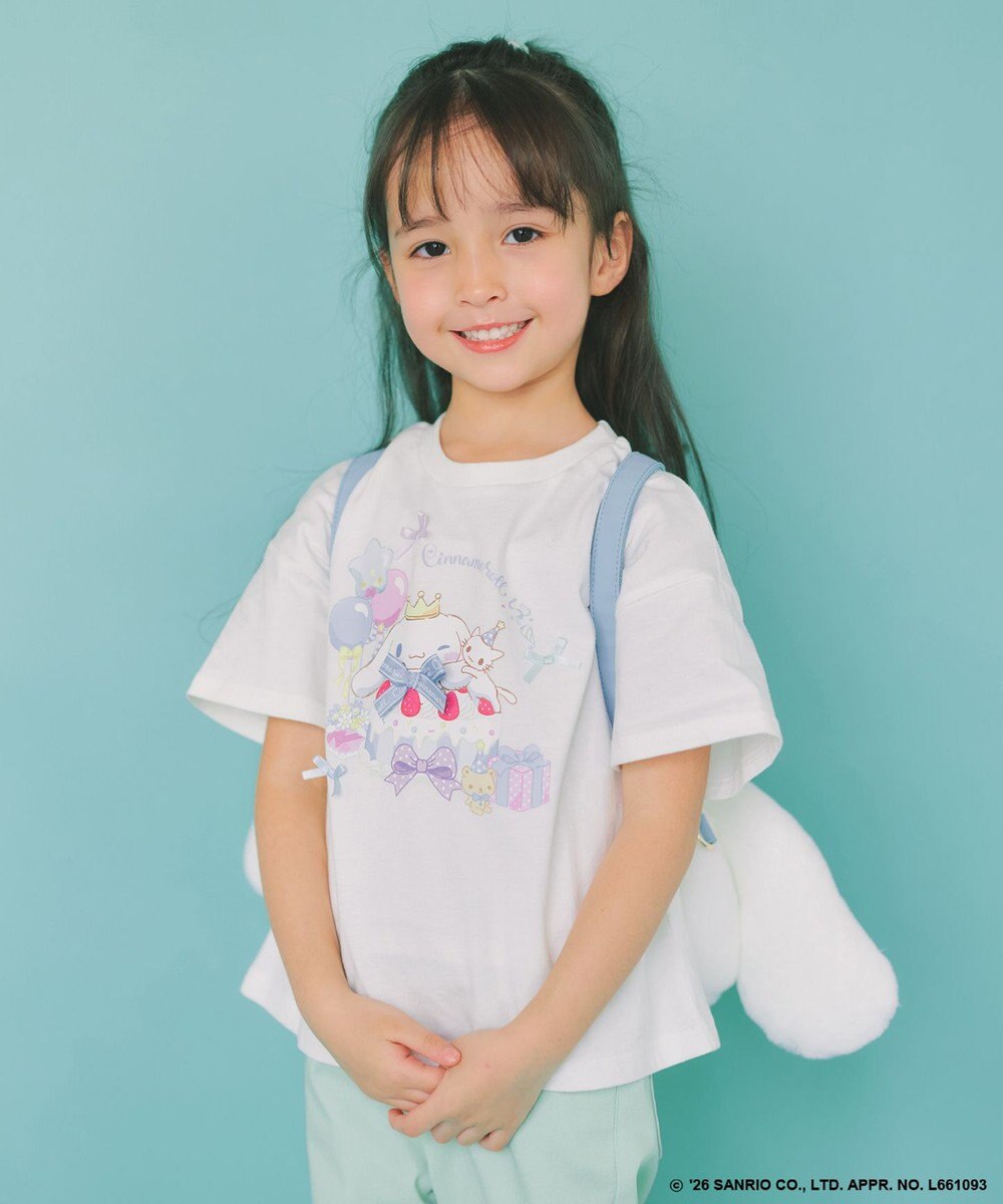 ANY KIDS 【シナモロール×ANY KIDS】プリント 半袖Tシャツ 