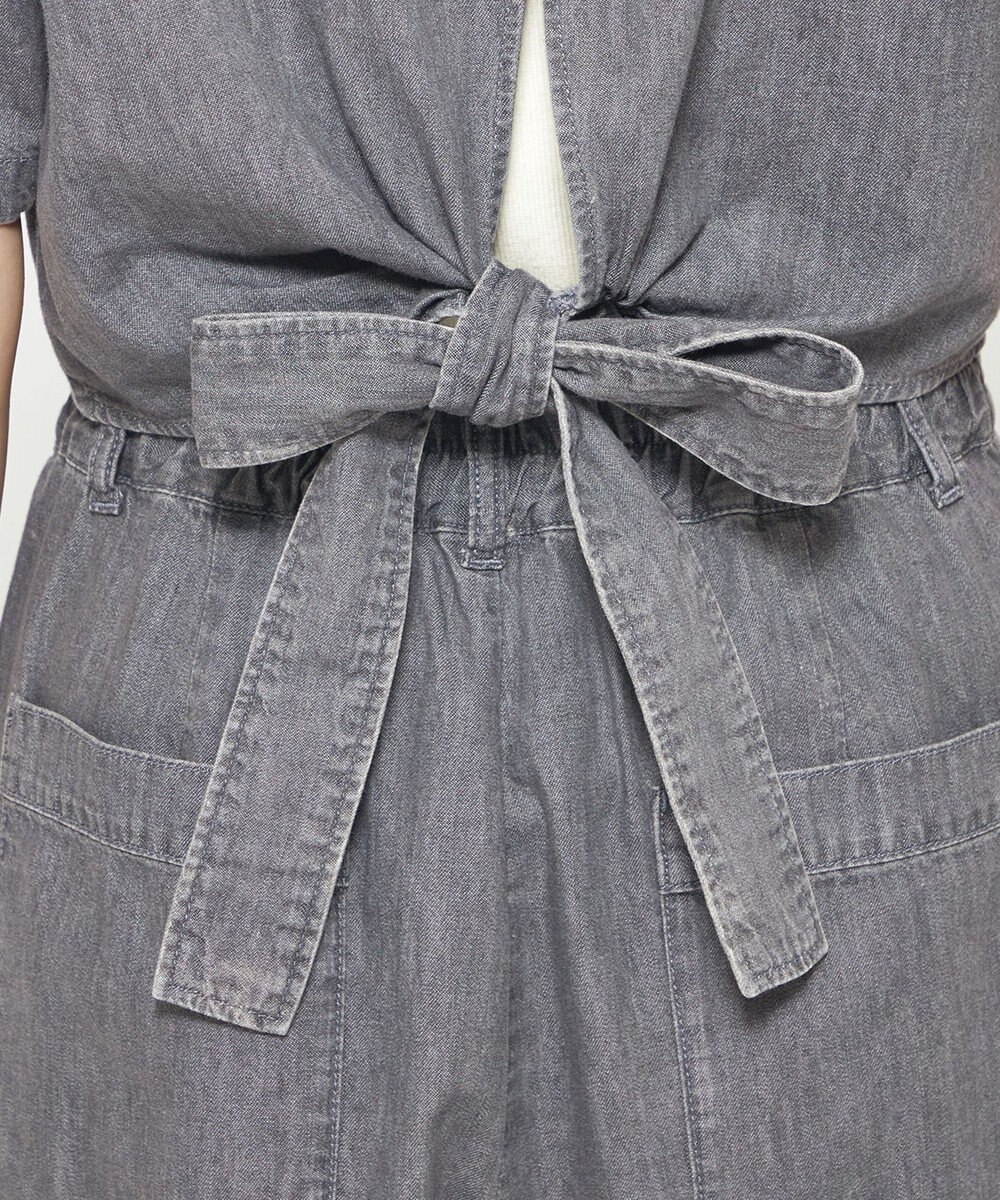 uncrave ライトデニム パフスリーブブラウス 