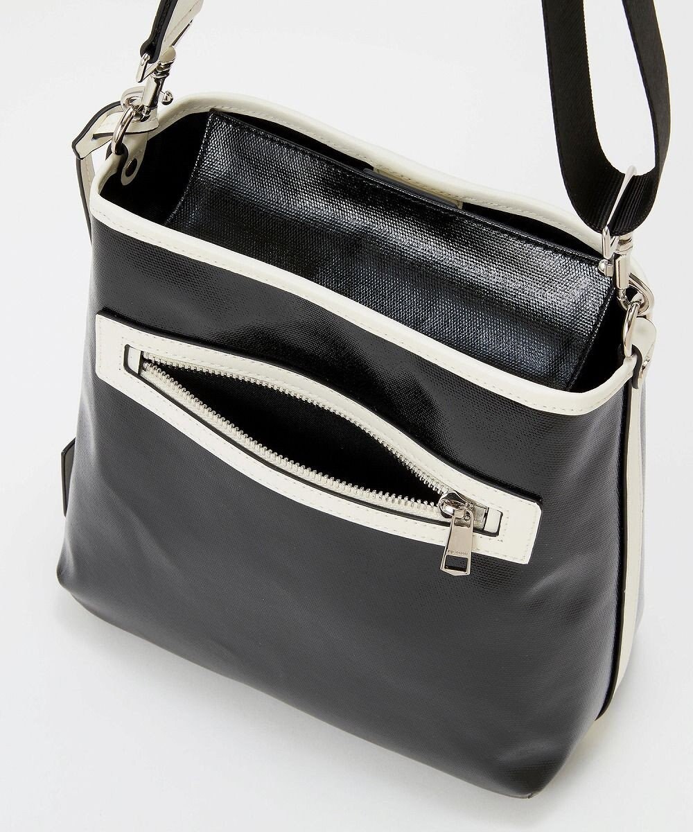 TOPKAPI 【TREASURE TOPKAPI】PVCコート キャンバス ショルダーバッグ / 撥水 