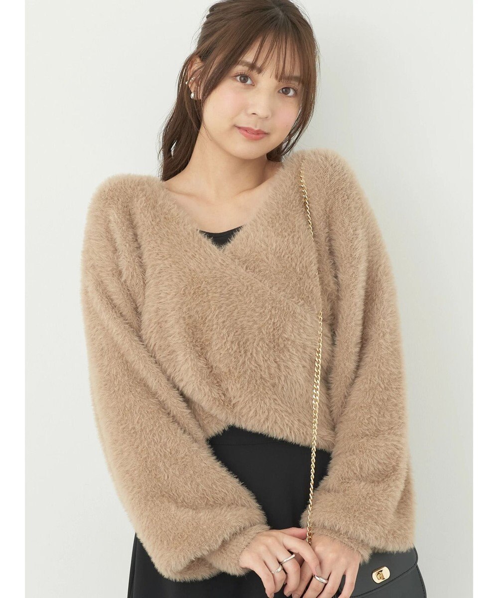 earth music&ecology ファークロスニットプルオーバー 