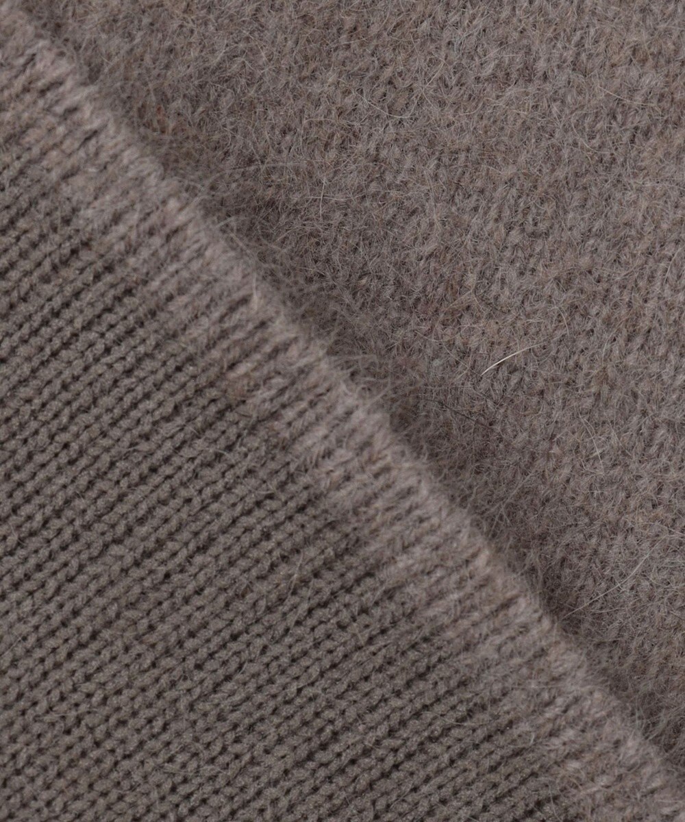 組曲 L 【手洗い可】フラッフィーファーニットジャケット 