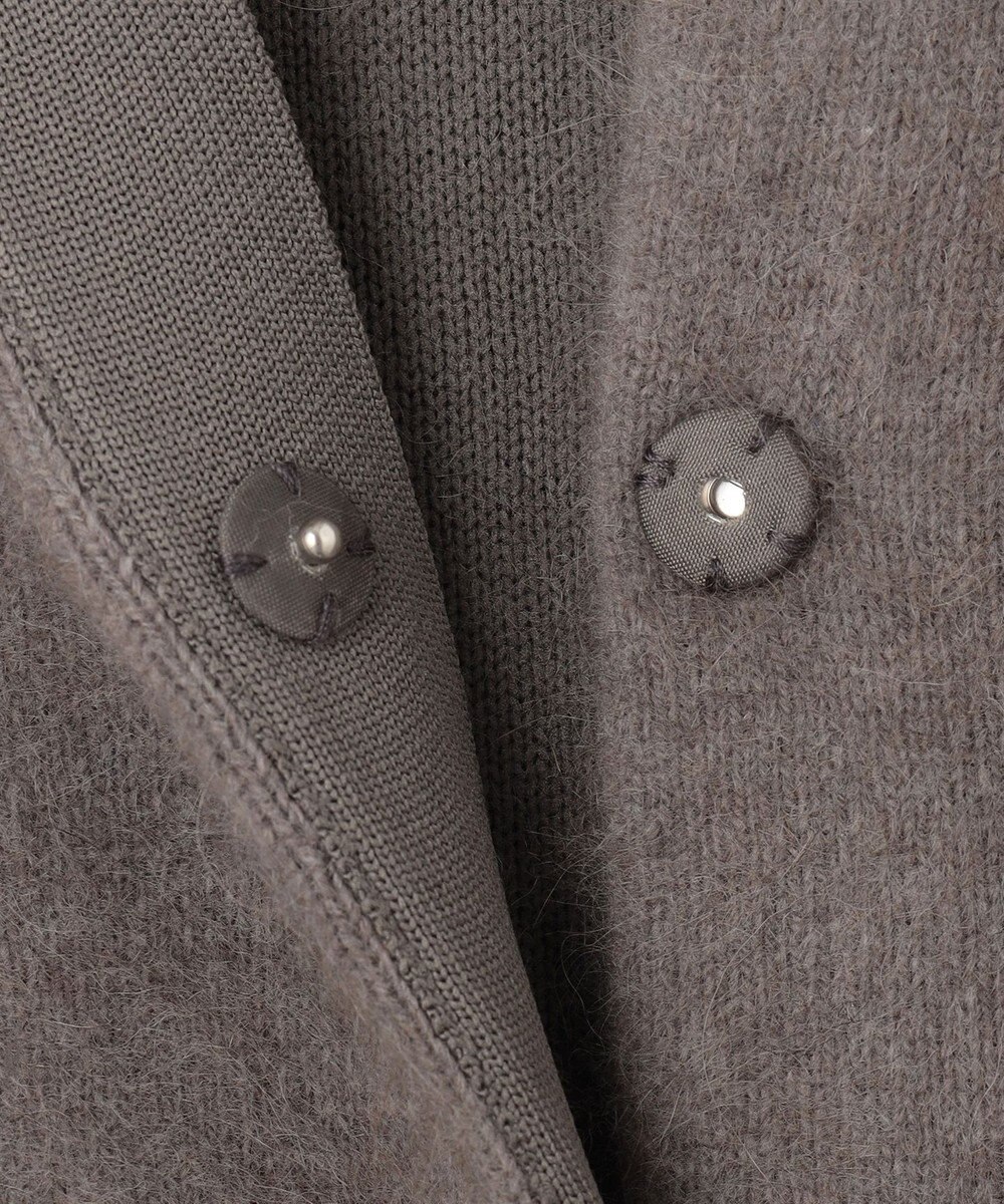 組曲 L 【手洗い可】フラッフィーファーニットジャケット 