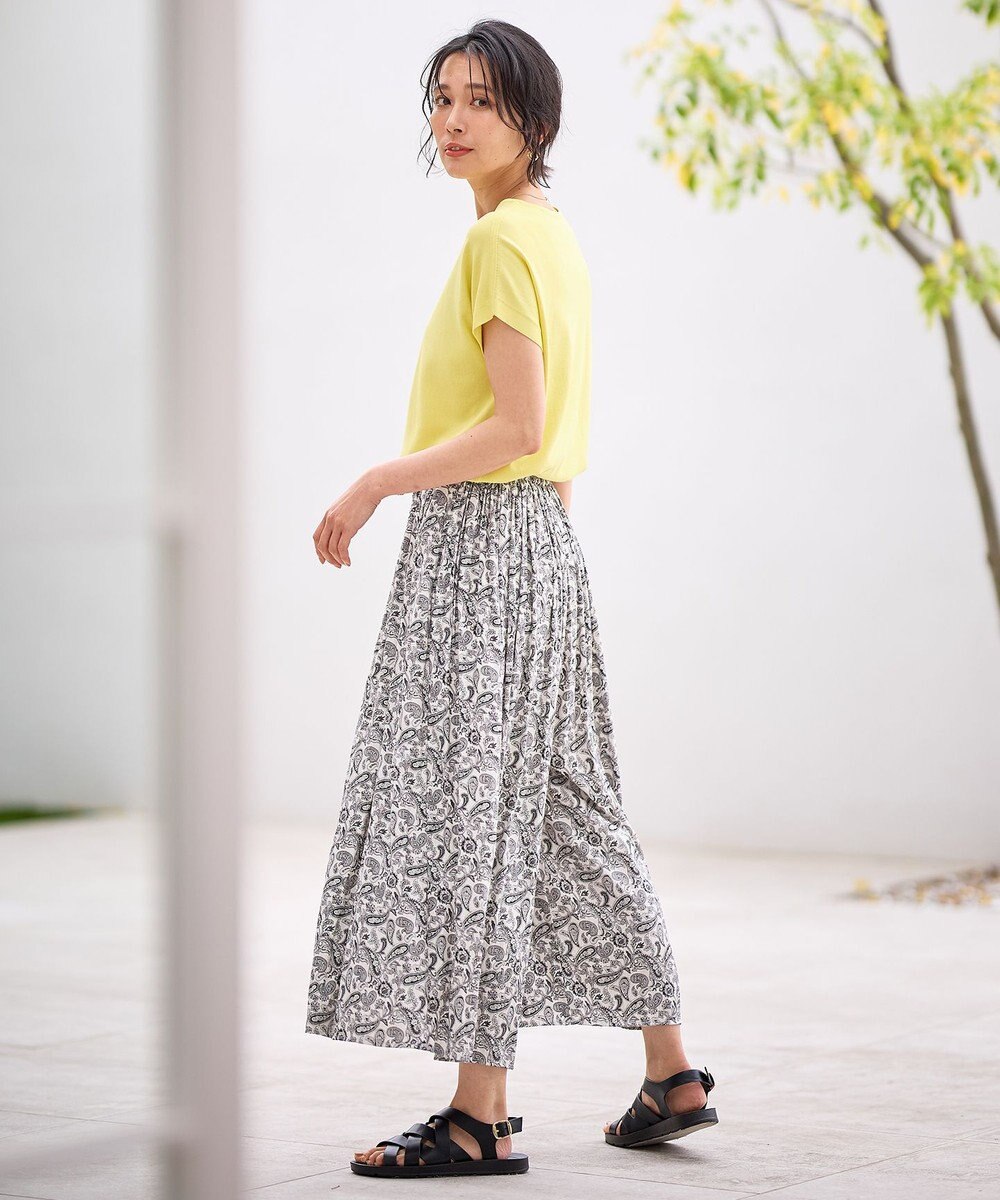 ANY L ハーフスリーブニット 