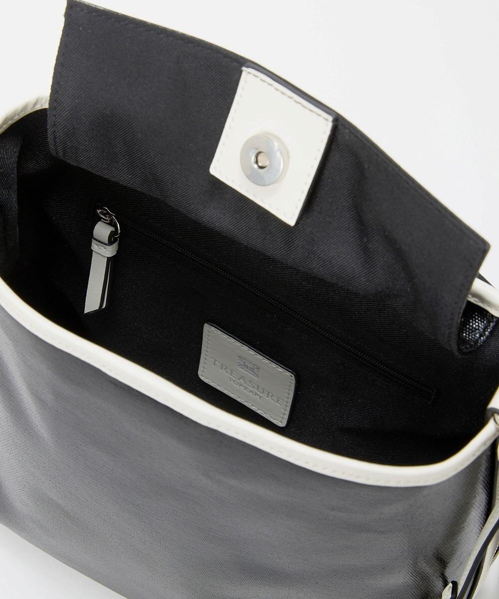 TOPKAPI 【TREASURE TOPKAPI】PVCコート キャンバス ショルダーバッグ / 撥水 