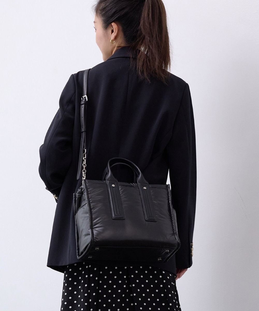 TOPKAPI 【TREASURE TOPKAPI】メタリック パデット ショルダー付 トートバッグ 