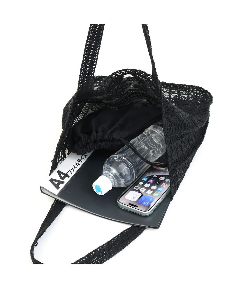 UNBILLION カシュカシュ cachecache / レース縦型トートバッグ 