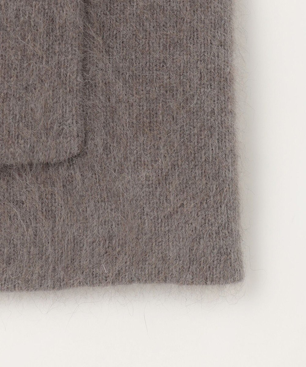 組曲 S 【手洗い可】フラッフィーファーニットジャケット 