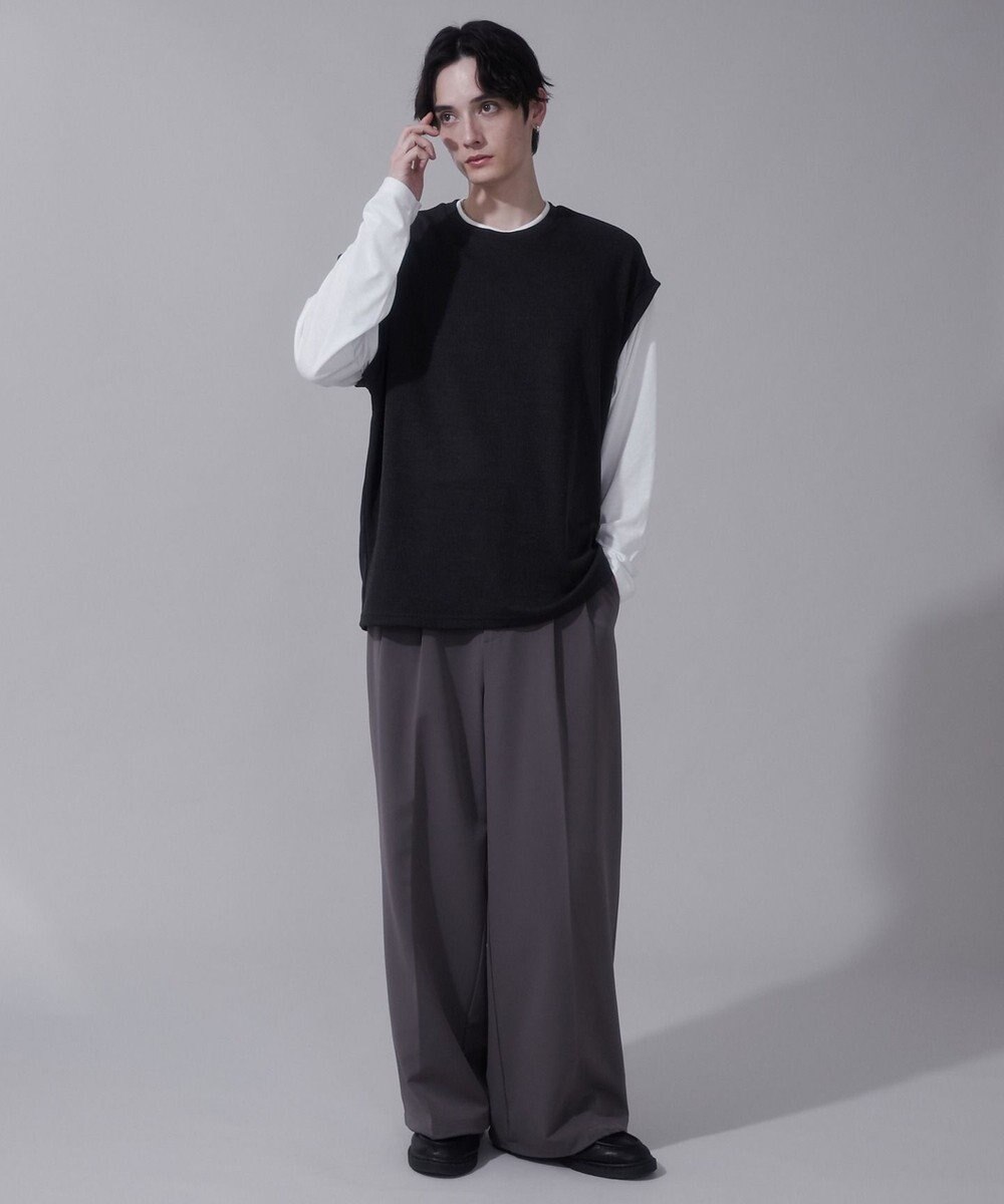 WEGO フェイクレイヤードベストT（LS） 