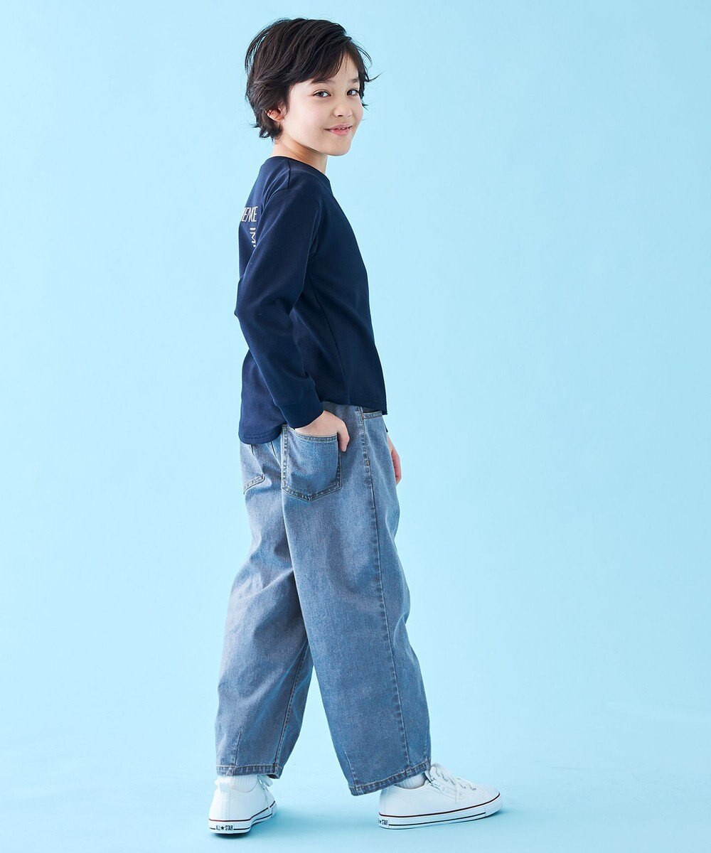 UNFILO 【110-150cm】カーブワイドデニム 