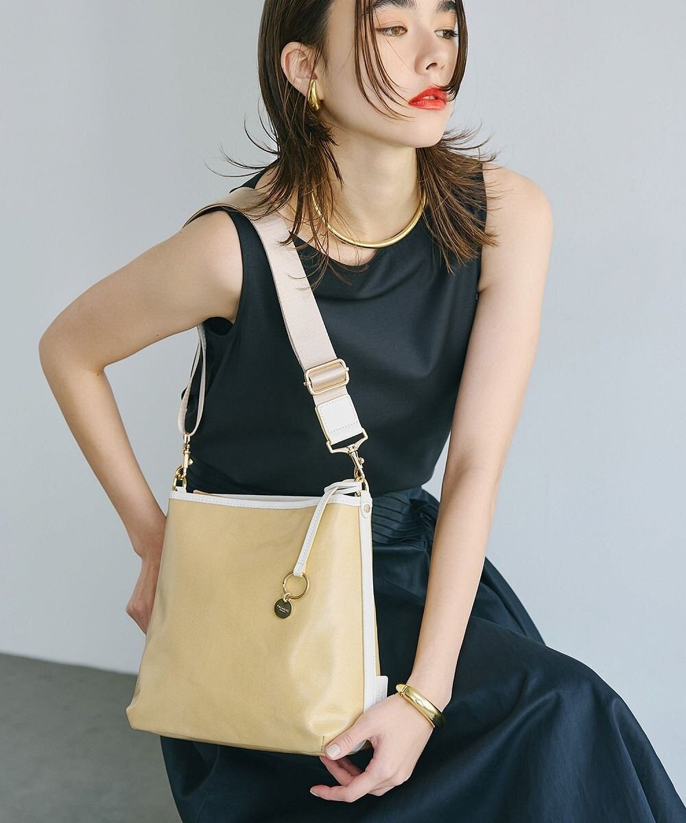 TOPKAPI 【TREASURE TOPKAPI】PVCコート キャンバス ショルダーバッグ / 撥水 