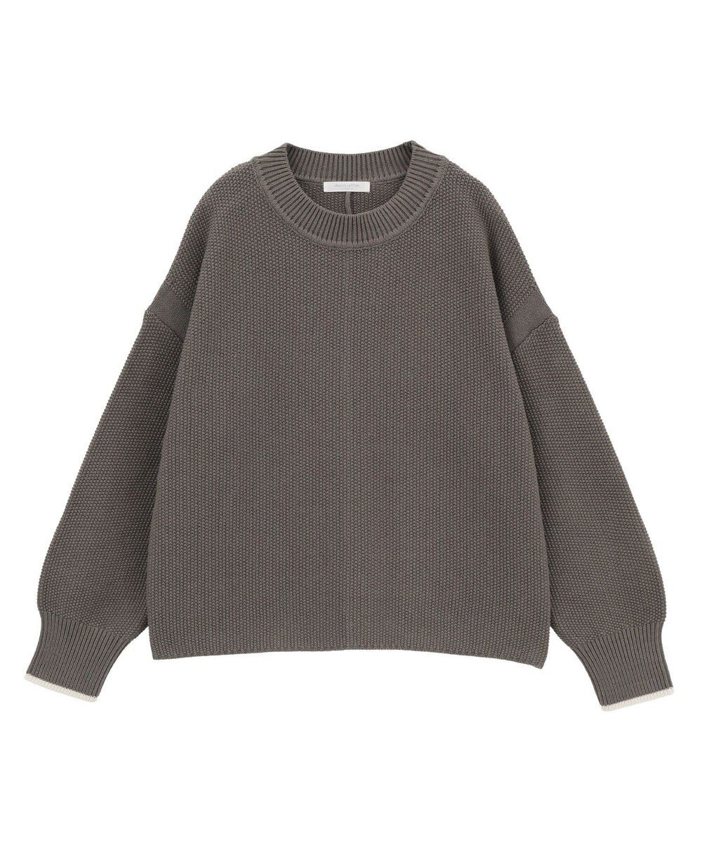 Green Parks かのこ編モックネックニットプルオーバー 