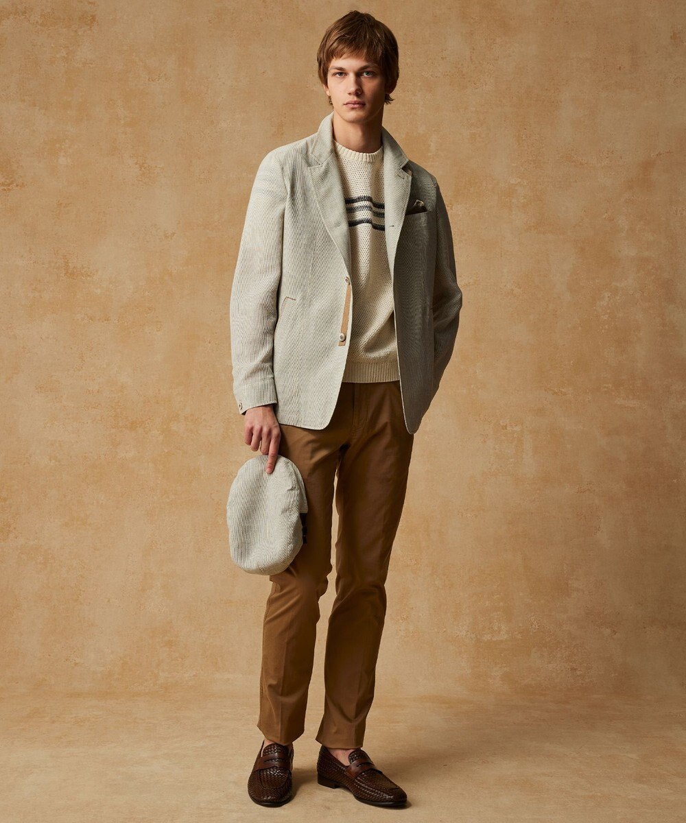 JOSEPH ABBOUD 【ストレッチ/JAPANファブリック】ヴィンテージコットンストレッチ パンツ 