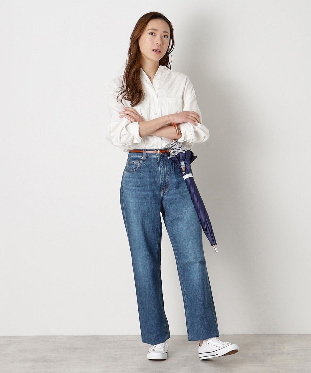 MOONBAT 【WEB限定】POLO RALPH LAUREN（ポロ ラルフローレン）晴雨兼用日傘 長傘 ワンポイントベア刺繍 フリル 一級遮光 遮熱 UV 