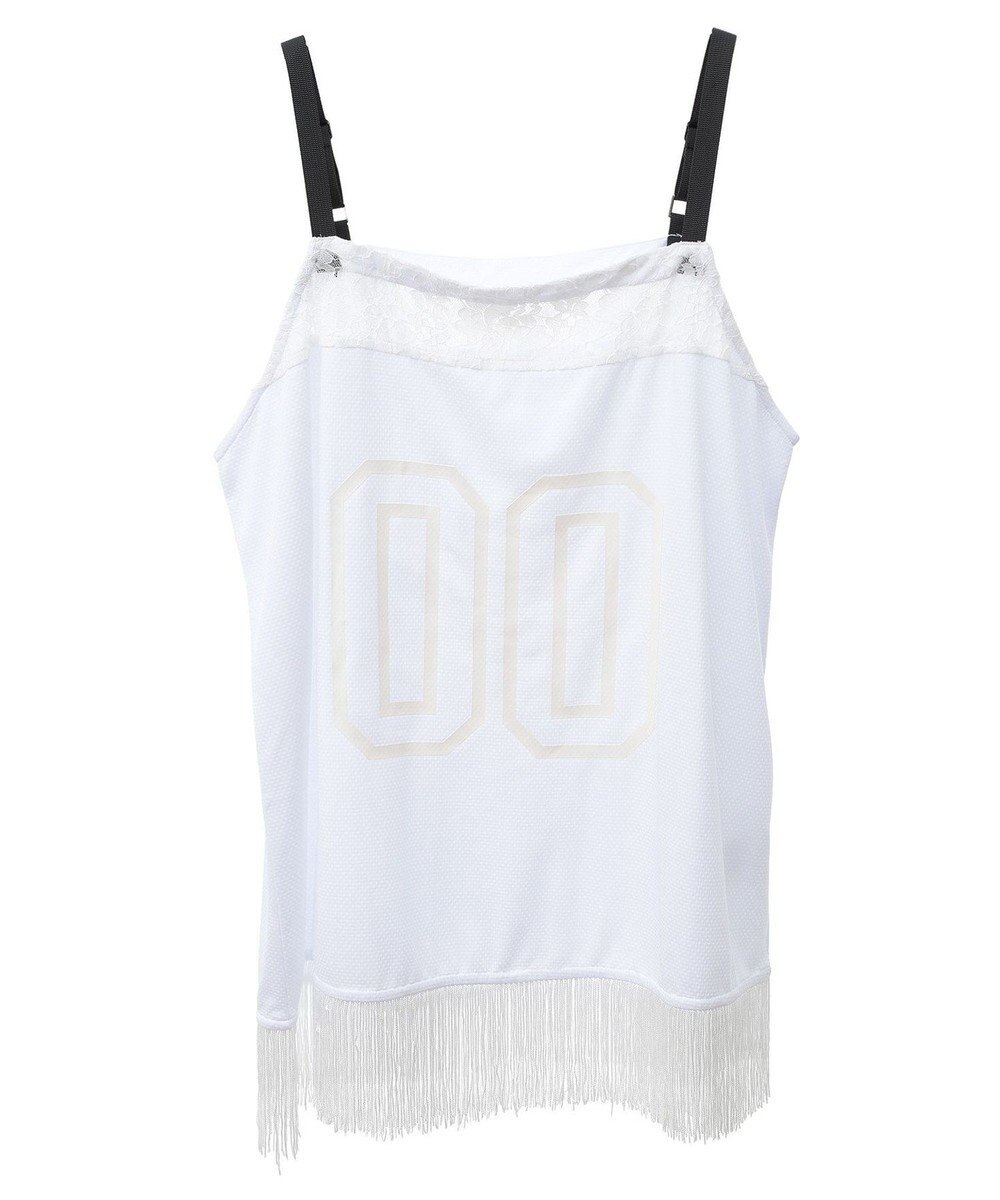 CRAFT STANDARD BOUTIQUE レース切替フリンジビスチェ 