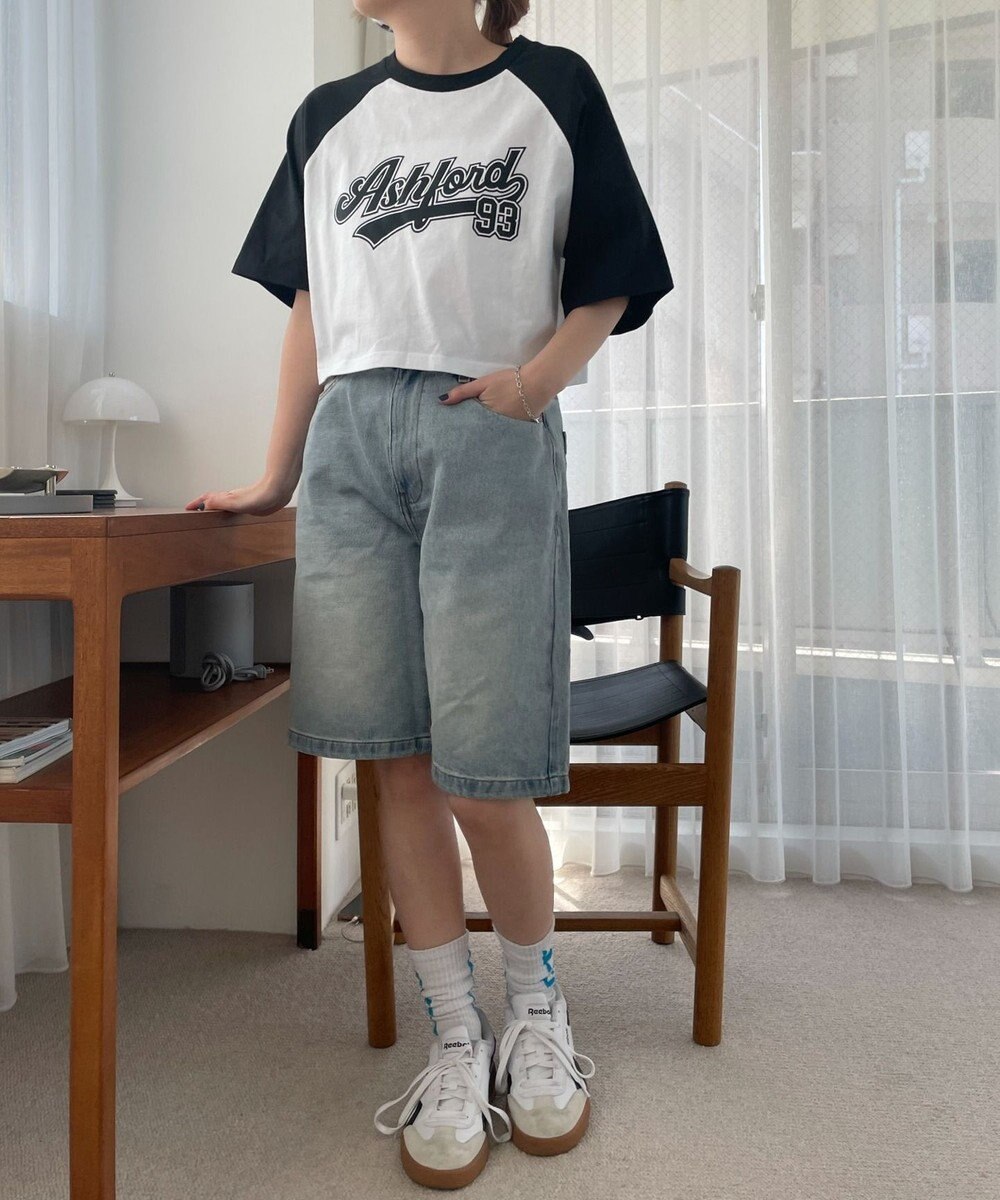 WEGO ラグランショートT 