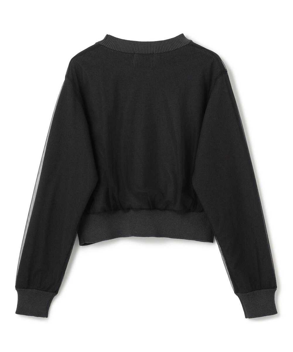 BEIGE， 【洗える・GISELe 4月号掲載】MYRTLE / チュールレイヤードカーディガン 