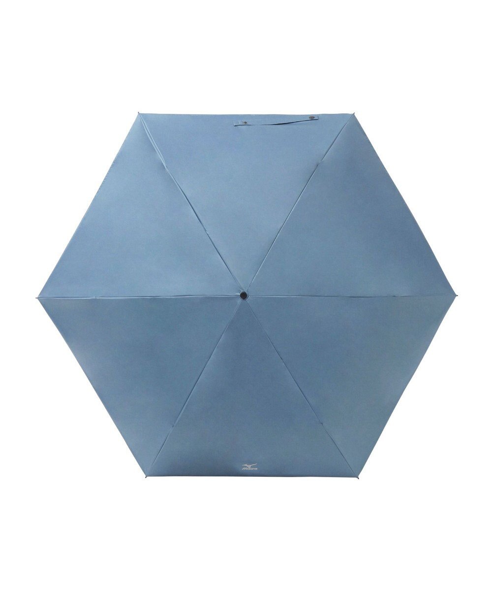 MOONBAT MIZUNO(ミズノ) ワンポイントロゴ 無地 日傘 折りたたみ傘 パラソル 晴雨兼用 軽量 遮熱効果 遮光率100% UV遮蔽100% 