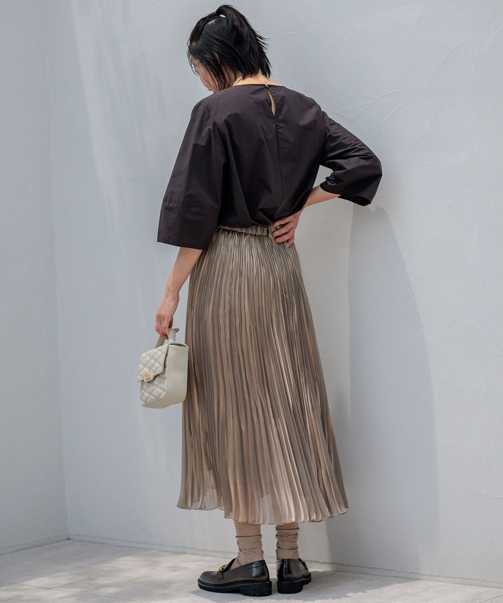 23区 S ナイロンコットンポプリン コンパクト ブラウス 