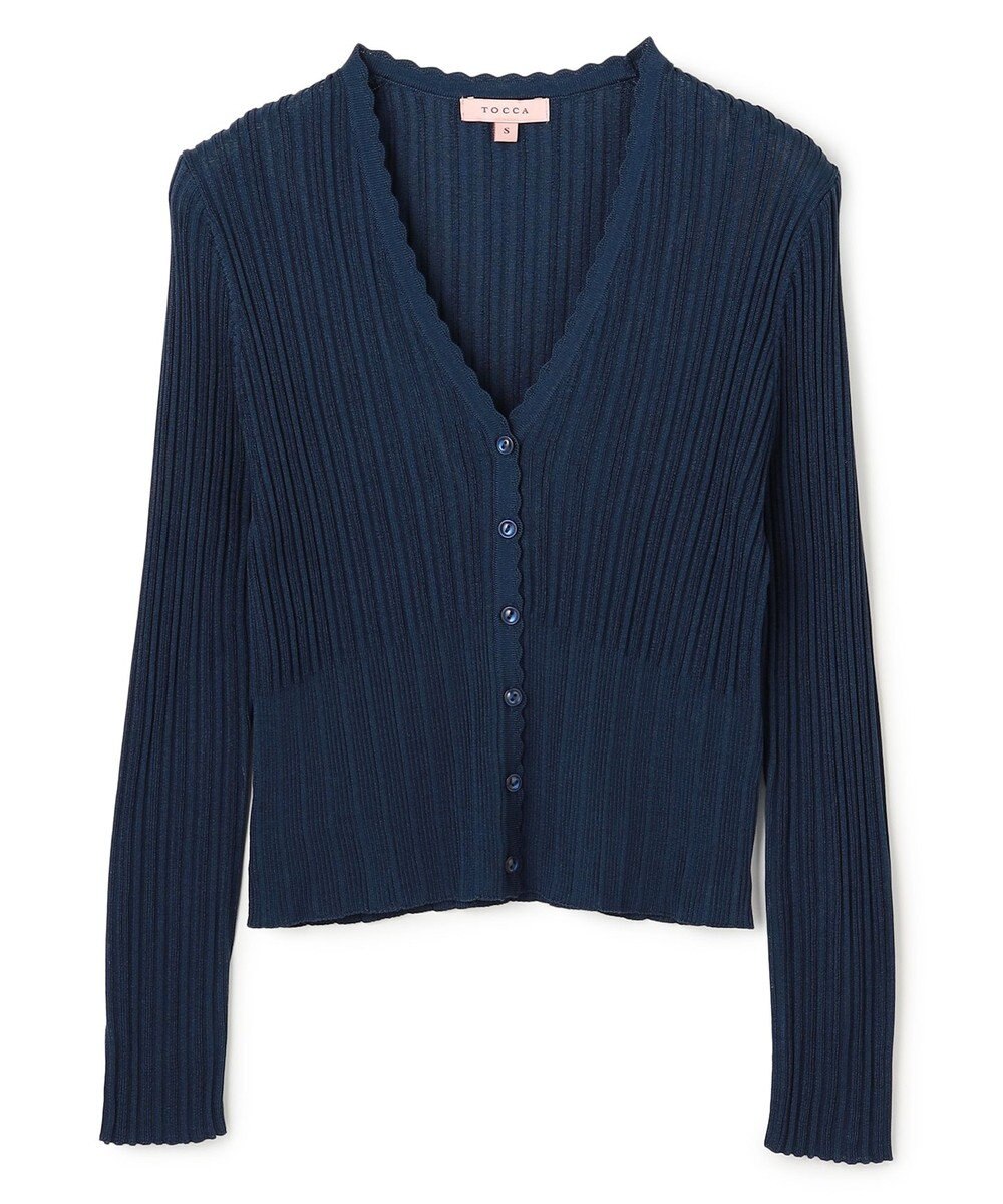 TOCCA EYELET AJISAI カーディガン 