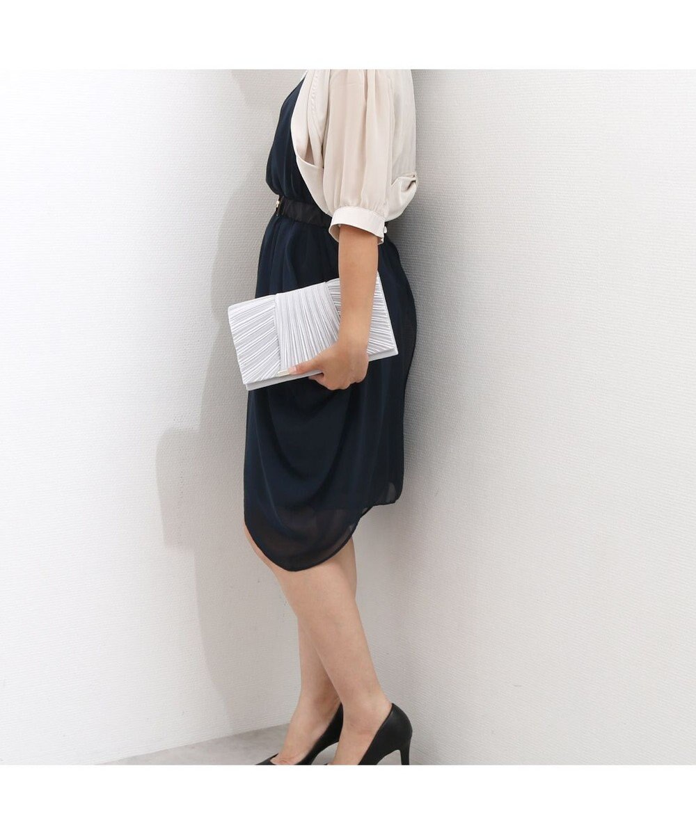 UNBILLION カシュカシュ cachecache / チェーンショルダー付きクラッチバッグ 