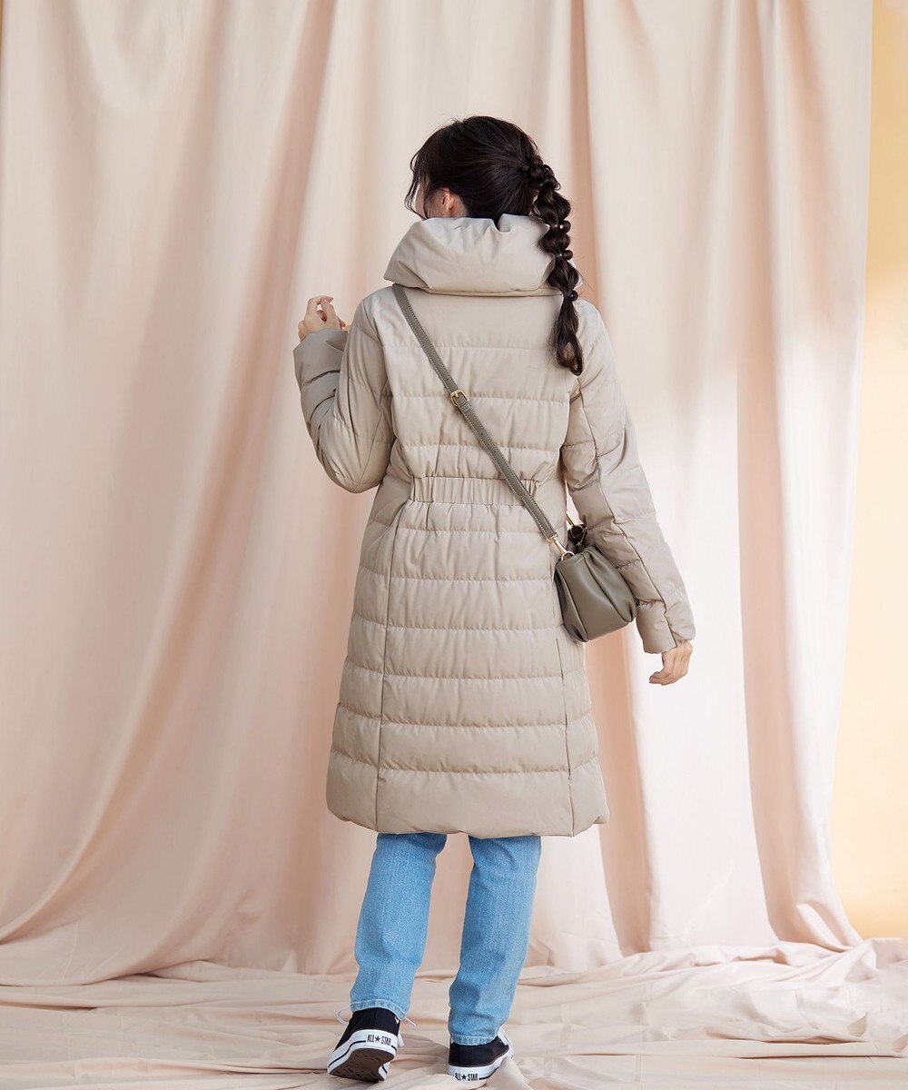 Tiaclasse 【ダウン70%撥水加工】スタンドカラーダウンコート 