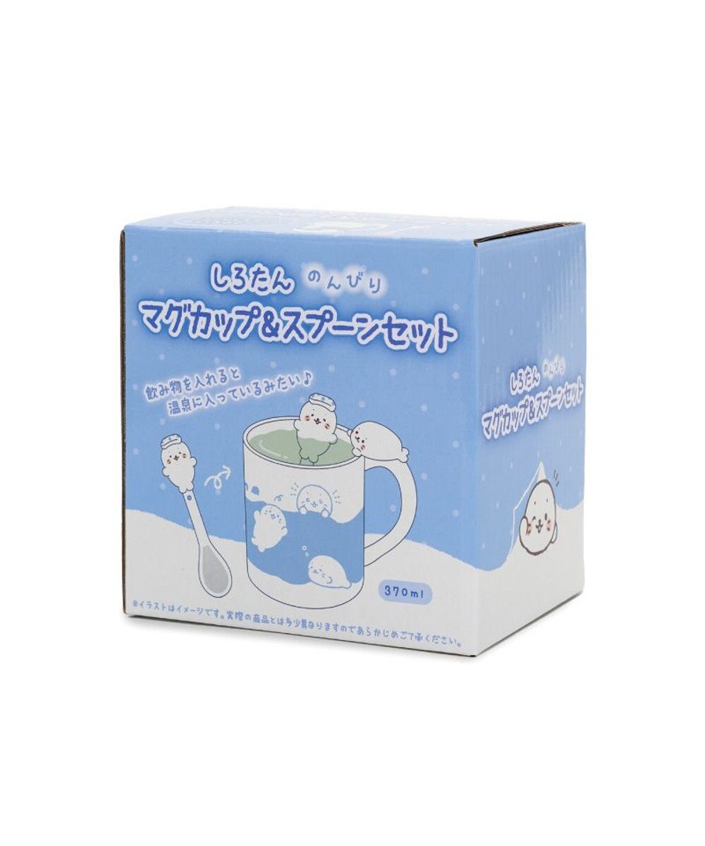 Mother garden しろたん のんびり マグカップ＆スプーンセット 